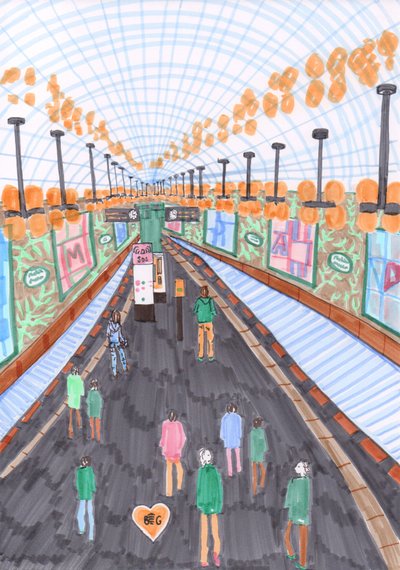 Märkisches Museum U-Bahn von Charlotte Orr