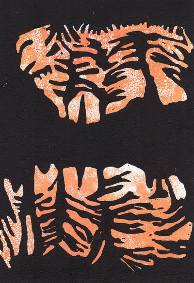 Silhouettenbäume, 2021 von Charlotte Orr
