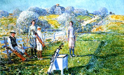 Ein Golfspiel von Childe Frederick Hassam