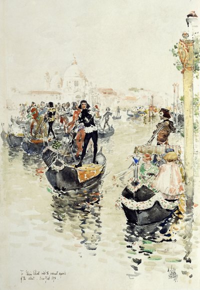Eine venezianische Regatta von Childe Frederick Hassam