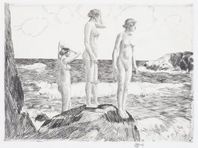 Tiefseebader von Childe Frederick Hassam