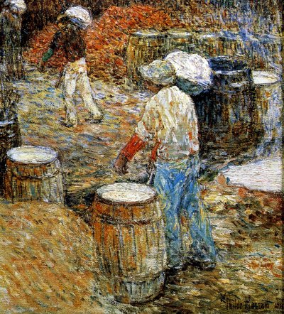 New York, Maurer von Childe Frederick Hassam