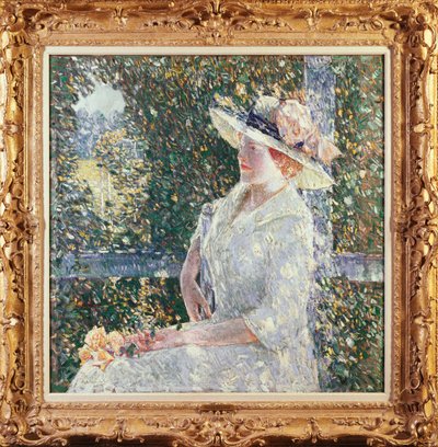 Porträt von Miss Weir von Childe Frederick Hassam