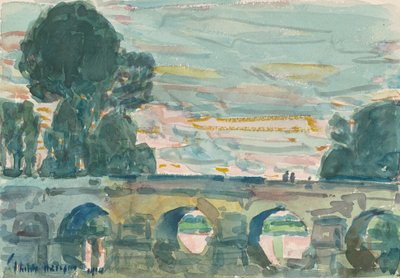 Die Brücke bei Grez von Childe Frederick Hassam