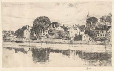 Schornsteine, Portsmouth, 1915 von Childe Hassam
