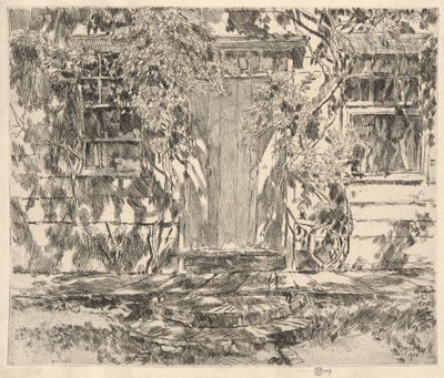 Alte Tür, Easthampton, 1920 von Childe Hassam