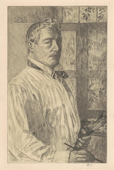 Selbstbildnis von Childe Hassam