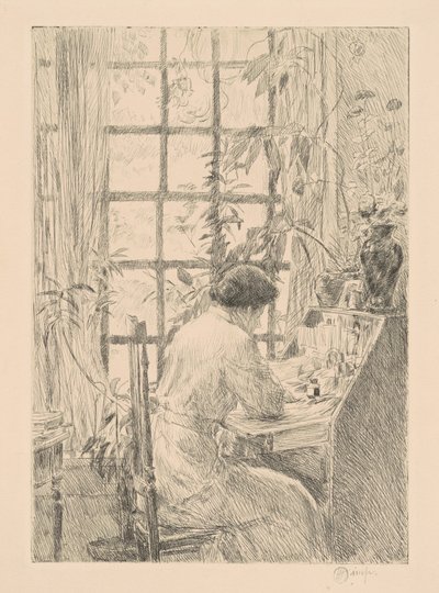 Der Schreibtisch von Childe Hassam