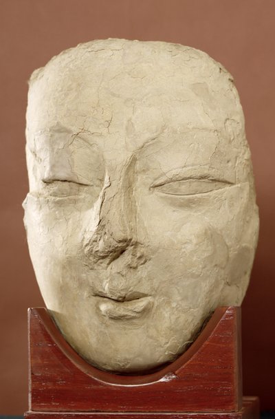 Buddha-Kopf, Khotan, 4.-5. Jahrhundert von Chinese School