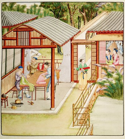 Chinesische Schneiderei von Chinese School
