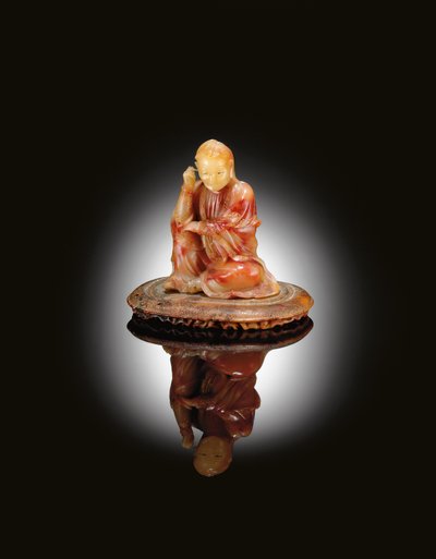 Figur eines Luohan von Chinese School