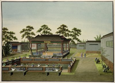 Gartenszene, ca. 1820-40 von Chinese School
