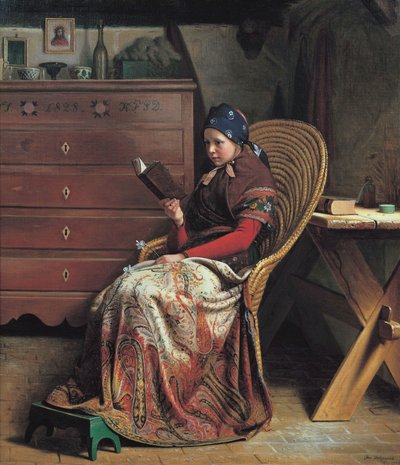 In einem Kiefernwald. Studie von Christen Dalsgaard