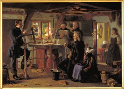 Mormonen besuchen einen Landtischler von Christen Dalsgaard