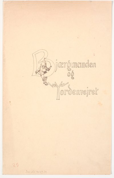 Umschlag zur Geschichte "Der Bergmann und das Gewitter" von Christen Dalsgaard
