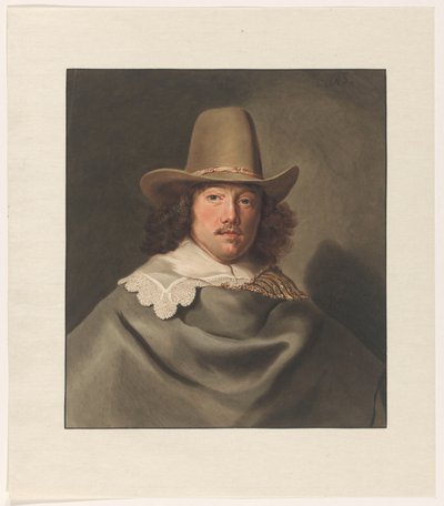 Porträt von Abraham Velters (1603-1690) von Christiaan Kramm
