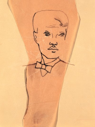 Porträt von Rene Crevel von Christian Bérard