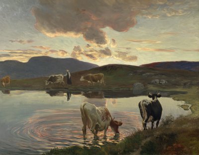 Nach Sonnenuntergang von Christian Eriksen Skredsvig