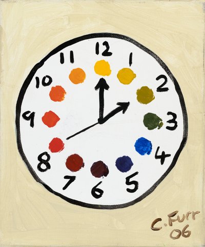 Farbige Uhr 2006 von Christian Furr