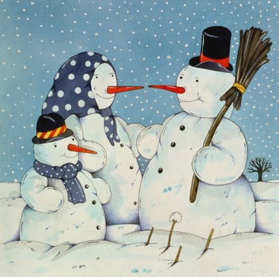 Die Schneemann-Familie, 1997 von Christian Kaempf