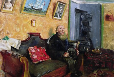 Ein Kondolenzbesuch von Christian Krohg