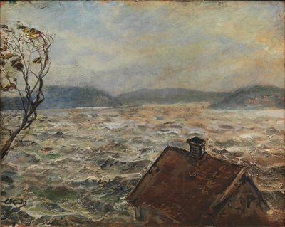 Blick von Bjelkeviken von Christian Krohg