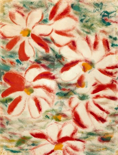 Rote Blüten von Christian Rohlfs