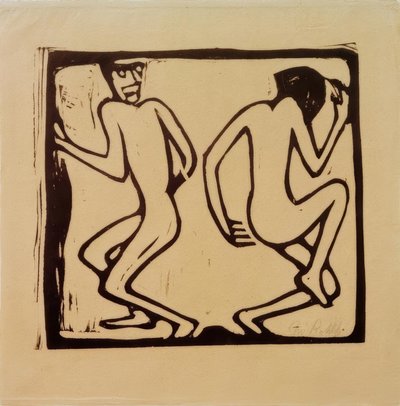 Zwei Tanzende von Christian Rohlfs