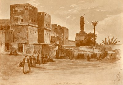 Bab al-Nasr Tor in Kairo, 1898 von Christian Wilhelm Allers