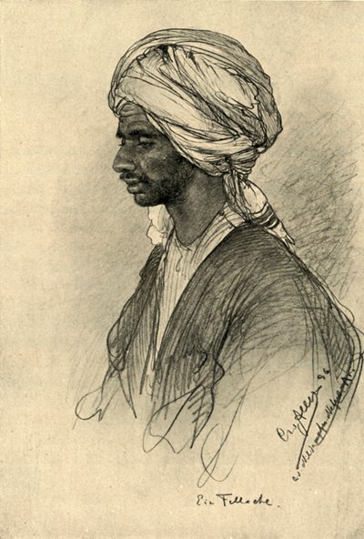 Fellah, Ägypten, 1898 von Christian Wilhelm Allers