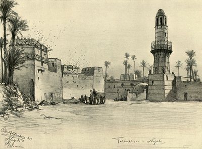 Häuser in Nagada, Ägypten von Christian Wilhelm Allers