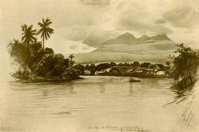 Kali Mas Fluss, Surubaya, Java von Christian Wilhelm Allers