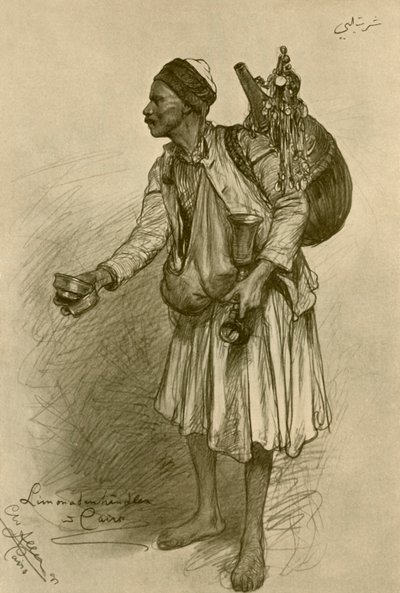 Limonadenverkäufer, Kairo, Ägypten, 1898 von Christian Wilhelm Allers