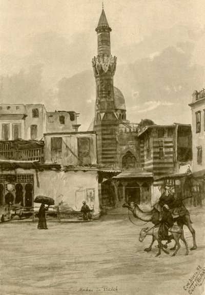 Moschee, Boulaq, Kairo, Ägypten, 1898 von Christian Wilhelm Allers