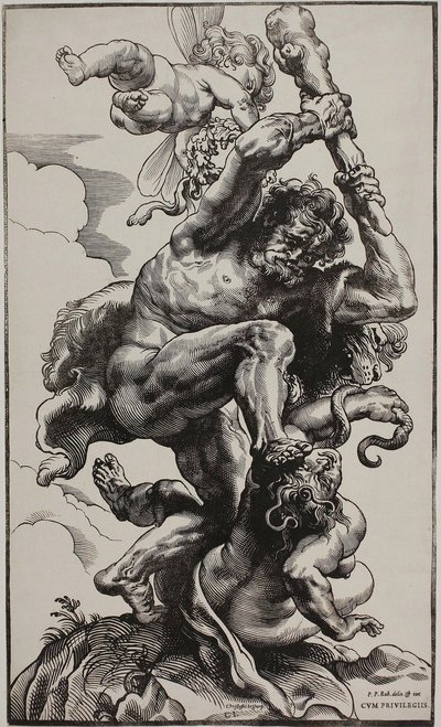 Herkules tötet den Neid von Christoffel Jegher