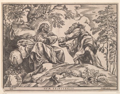 Versuchung Christi von Christoffel Jegher