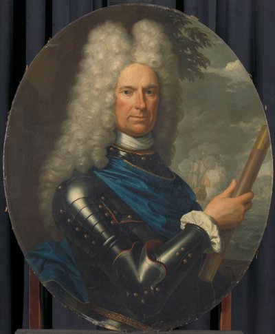 Porträt von Konteradmiral Arent van Buren von Christoffel Lubienitzki