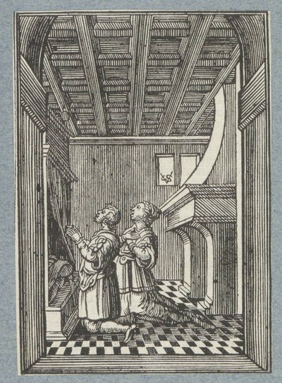 Hochzeitsnacht von Tobias und Sara von Christoffel van Sichem (II)