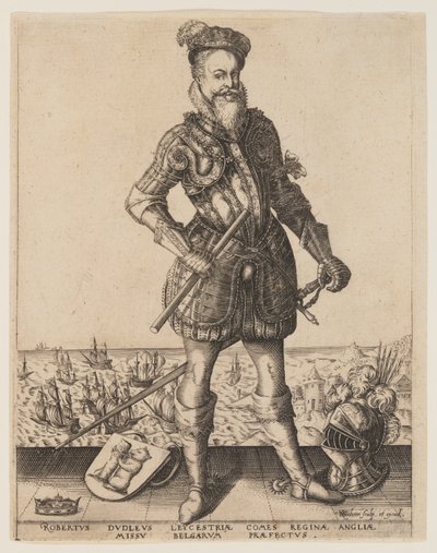 Robert Dudley, Earl of Leicester von Christoffel van Sichem I