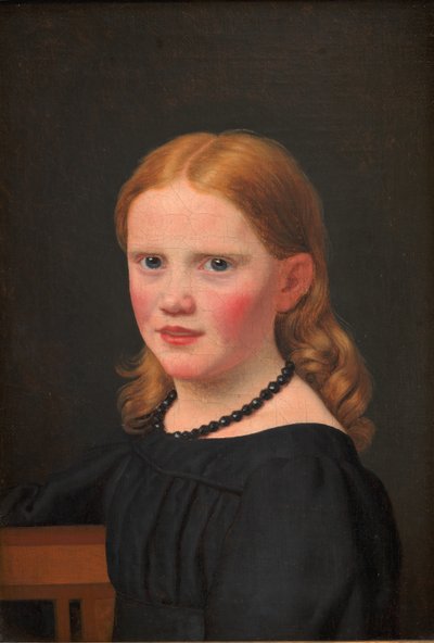 Die Tochter des Künstlers, Emilie von Christoffer Wilhelm Eckersberg
