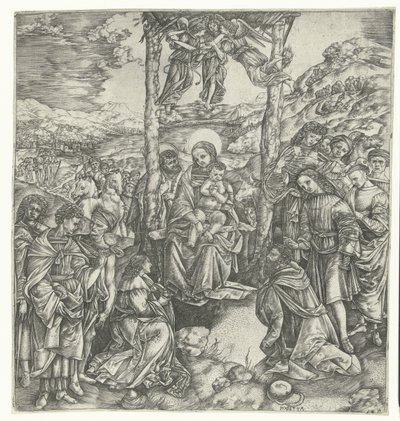 Anbetung der Könige von Christoforo di Michele Robetta