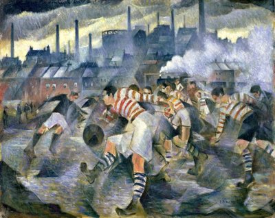Ein winterlicher Nachmittag in England von Christopher Richard Wynne Nevinson