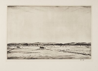 Sussex Downs, veröffentlicht 1926 von Christopher Richard Wynne Nevinson