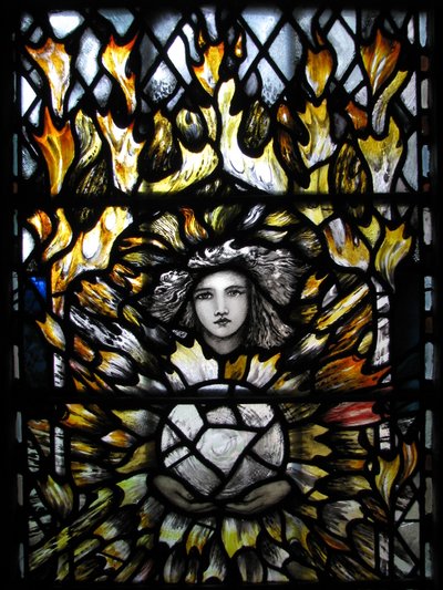 Erzengel St. Uriel, Kathedrale von Canterbury von Christopher Whall