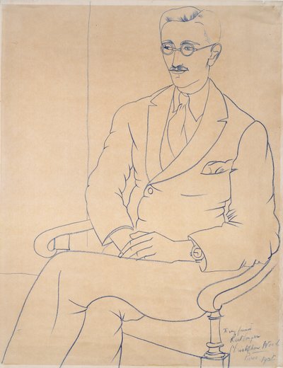 Porträt von Gerald Reitlinger, 1926 von Christopher Wood