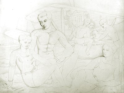 Die Badenden von Christopher Wood