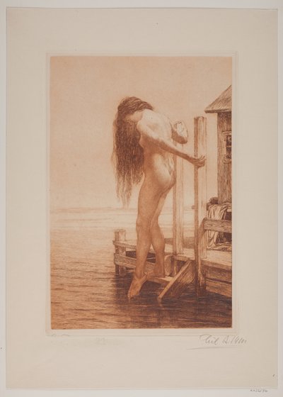 Badende Dame von Cilius Johannes Konrad Andersen
