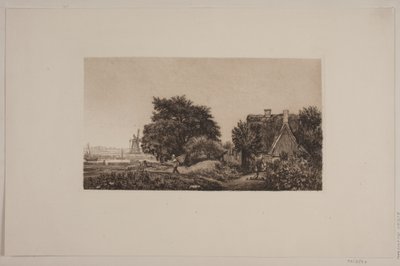Landschaft mit Mühle von Cilius Johannes Konrad Andersen