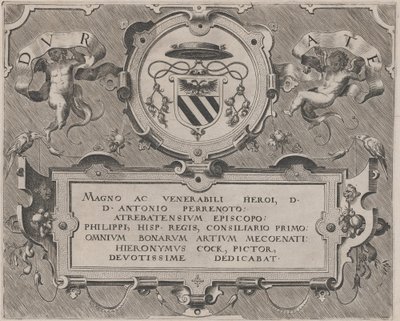 Widmung von Circle of Lucas van Doetechum and Johannes