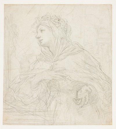 Studie von Santa Rosalia von Palermo von Ciro Ferri